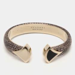 Bvlgari Divas' Dream Multicolor Lizard Leather and Enamel Bracelet