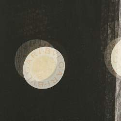 Bvlgari Black Logo Print Silk Chiffon Stole