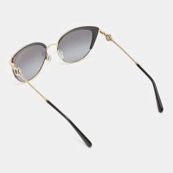 Bvlgari Black/Gold BV 6133 Cat Eye Sunglasses
