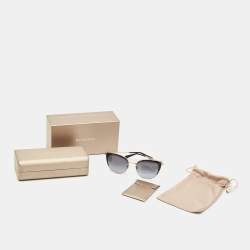 Bvlgari Black/Gold BV 6133 Cat Eye Sunglasses