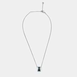 Pre Owned Bvlgari Save The Children Cermaic Sterling Silver Pendant Necklace