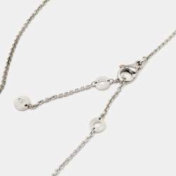 Pre Owned Bvlgari B. Zero1 Save the Children Ceramic Sterling Silver Pendant Necklace