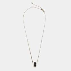 Pre Owned Bvlgari B. Zero1 Save the Children Ceramic Sterling Silver Pendant Necklace