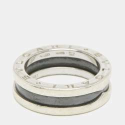 مملوكة مسبقًا خاتم بلغاري سيف ذا تشيلدرن سيراميك وفضة استرليني حجم 53