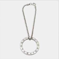 Pre Owned Bvlgari Bvlgari Silver 925 Keyring