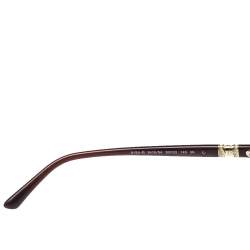 Bvlgari Pink Havana/ Gold Mirrored 8184B Cat Eye Sunglasses