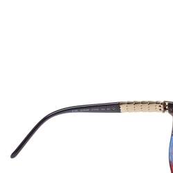 Pre Owned Bvlgari Blue Red 8155 Fantasy Gradient Square Sunglasses