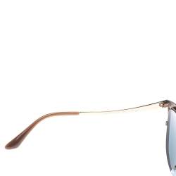 Bvlgari Copper Tone/ Rose Gold Mirrored 6083 Serpenti Cat Eye Sunglasses