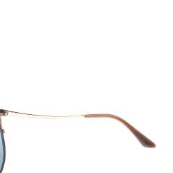 Bvlgari Copper Tone/ Rose Gold Mirrored 6083 Serpenti Cat Eye Sunglasses