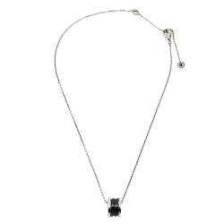 Pre Owned Bvlgari Save the Children B.Zero1 Ceramic Silver Pendant Necklace