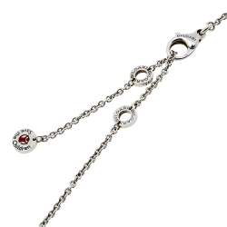 Pre Owned Bvlgari Save the Children B.Zero1 Ceramic Silver Pendant Necklace