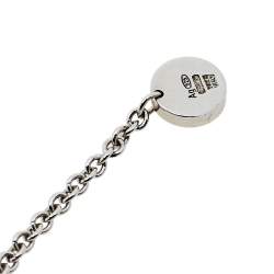 Pre Owned Bvlgari Save the Children B.Zero1 Ceramic Silver Pendant Necklace