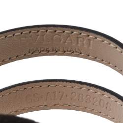 Pre Owned Bvlgari Teal Blue Serpenti Forever Double Coiled Cleopatra Bracelet