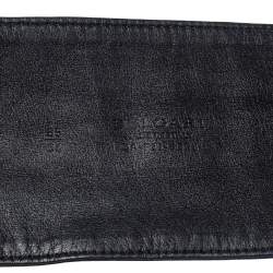 Bvlgari Black Soft Leather Bvlgari Bvlgari Waist Belt 85CM
