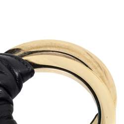 Bvlgari Black Soft Leather Bvlgari Bvlgari Waist Belt 85CM