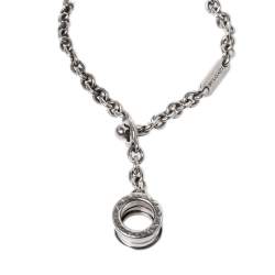 Bvlgari B.Zero1 Silver Chain Link Charm Bracelet 