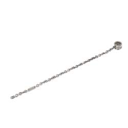 Bvlgari B.Zero1 Silver Chain Link Charm Bracelet 