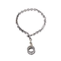 Bvlgari B.Zero1 Silver Chain Link Charm Bracelet 