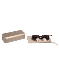 Bvlgari Black Ombre/Brown 8207B Gradient Square Sunglasses