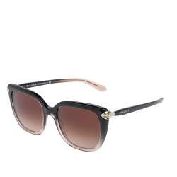 Bvlgari Black Ombre/Brown 8207B Gradient Square Sunglasses