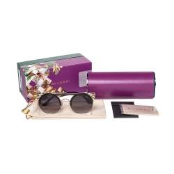 Bvlgari Black 6088 Gradient Round Sunglasses