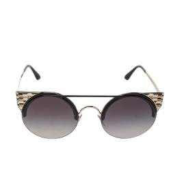 Bvlgari Black 6088 Gradient Round Sunglasses