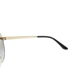 Bvlgari Black/ Grey Gradient Serpenti 6095 Cat Eye Sunglasses 