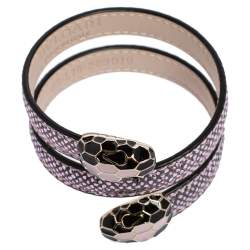Bvlgari Serpenti Forever Rosa di Francia Multi-Coiled Rigid Cleopatra Bracelet