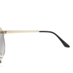 Bvlgari Black Acetate Serpenti 6095 Gradient Cat Eye Sunglasses