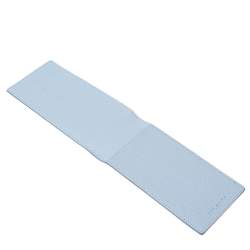 Pre Owned Bvlgari Blue Leather Notepad Cover