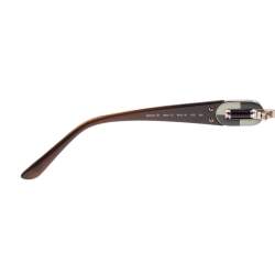 Bvlgari Brown Acetate 6053-B Gradient Aviator Sunglasses
