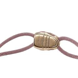Bvlgari Gold Tone Serpenti Forever Corded Bracelet