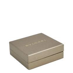 Pre Owned Bvlgari B.Zero1 Save The Children Sterling Silver Bracelet S/M