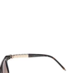 Bvlgari Dark Brown Tortoise 8104 Ruffle Wayfarer Sunglasses