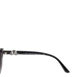 Bvlgari Black Gradient 8168-B Embellished Cat Eye Sunglasses