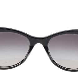 Bvlgari Black Gradient 8168-B Embellished Cat Eye Sunglasses