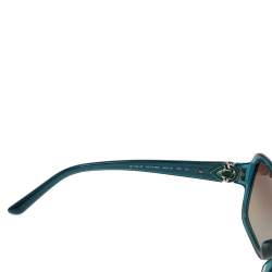 Pre Owned Bvlgari Blue 8119-B Square Sunglasses
