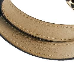Bvlgari Serpenti Forever Green Snakeskin Double Wrap Bracelet
