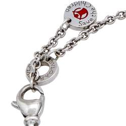 Bvlgari B.Zero1 Save the Children Black Ceramic Sterling Silver Bracelet SM