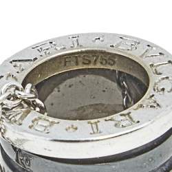 Bvlgari Save The Children B.Zero1 Black Ceramic Silver Pendant Necklace