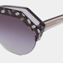 Bvlgari Grey/Black Gradient 8203 Serpenteyes Cat Eye Sunglasses