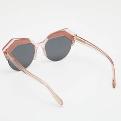 Bvlgari Pink/Rose Gold Mirrored 8203 Serpenteyes Sunglasses
