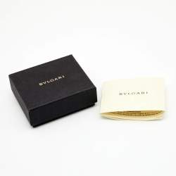 Bvlgari Scaglie Enamel Purple Leather Gold Plated Bracelet