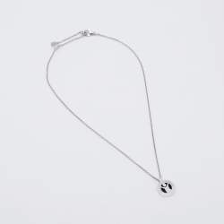 Bvlgari Sterling Silver Onyx & Ruby Save The Children Pendant Necklace