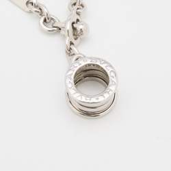 Bvlgari B.Zero1 Sterling Silver Chain Link Charm Bracelet