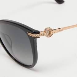 Bvlgari Black  8201-B-F Gradient Cat-Eye Sunglasses