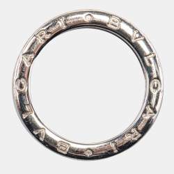 Bvlgari B.Zero1 Save The Children Ceramic Sterling Silver Ring Size 55