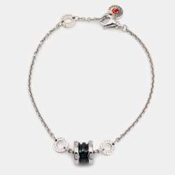 Bvlgari  B.Zero1 Save The Children Ceramic Sterling Silver Bracelet