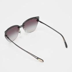 مملوكة مسبقًا Bvlgari Black/Gold 6107 Irregular Cat Eye Sunglasses