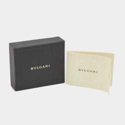 Bvlgari Serpenti Forever Enamel Leather Gold Tone Wrap Bracelet 